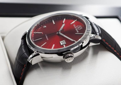 88 Rue du Rhone Automatisk Ur – Limited Edition Rød Skive (Full Set)
